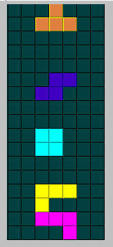 B2B tetris game - XML instances in irregular shapes